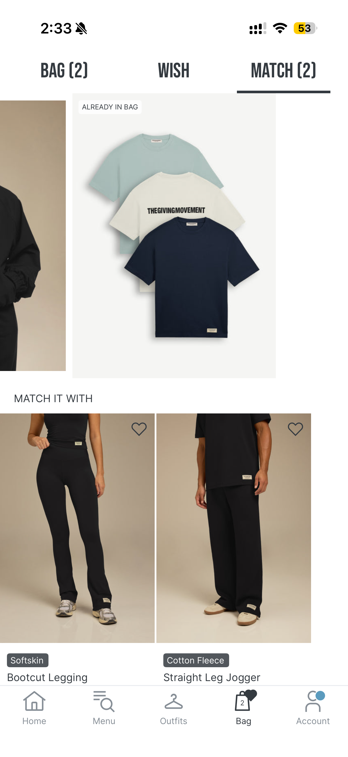 The Giving Movement 70% of orders screenshot